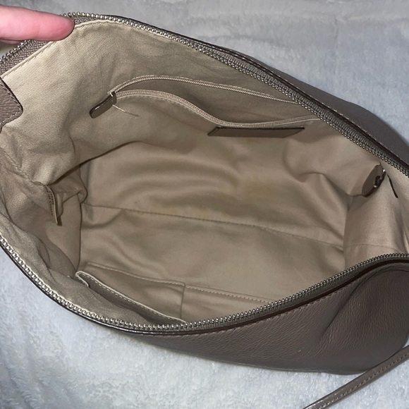 COACH “Bleecker” Bag #L1382-29461 in Taupe Leather - Picture 7 of 15